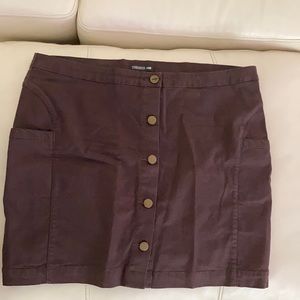 Toads&Co brown mini skirt Size 12